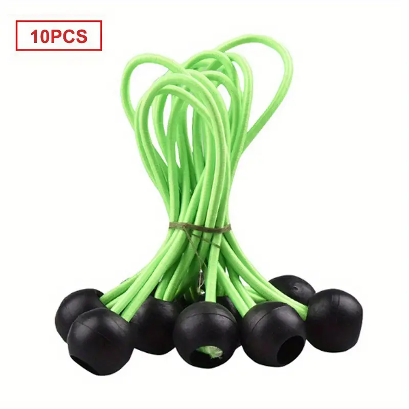 5 5 Inch Ball Bungee Cord Heavy Duty Versatile Indoor Outdoor Tarp Tie Down  Organize Secure, Don't Miss These Great Deals