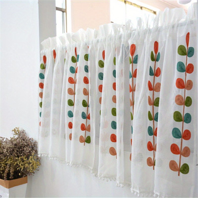 Simple Cloakroom Partition Curtain Cupboard Short Curtain Temu