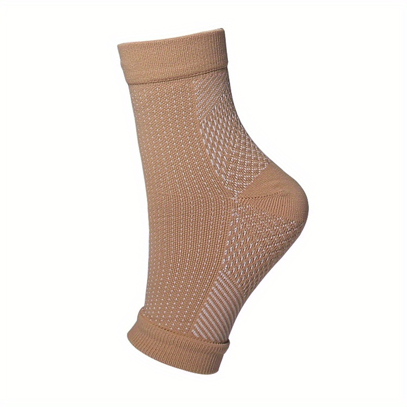 1 Pair Copper Infused Compression Socks Ankle Support Pain Relief Socks  Foot Anti-Fatigue Compression Sports Running Yoga Socks