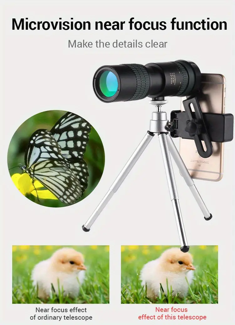 8 24x30 monocular telescope handheld monocular binoculars for birds watching hunting camping wildlife hunting details 8