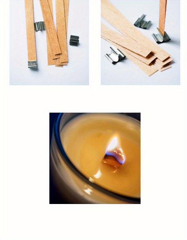 Wooden Candle Wicks Candle Making Wicks Naturally Smokeless - Temu