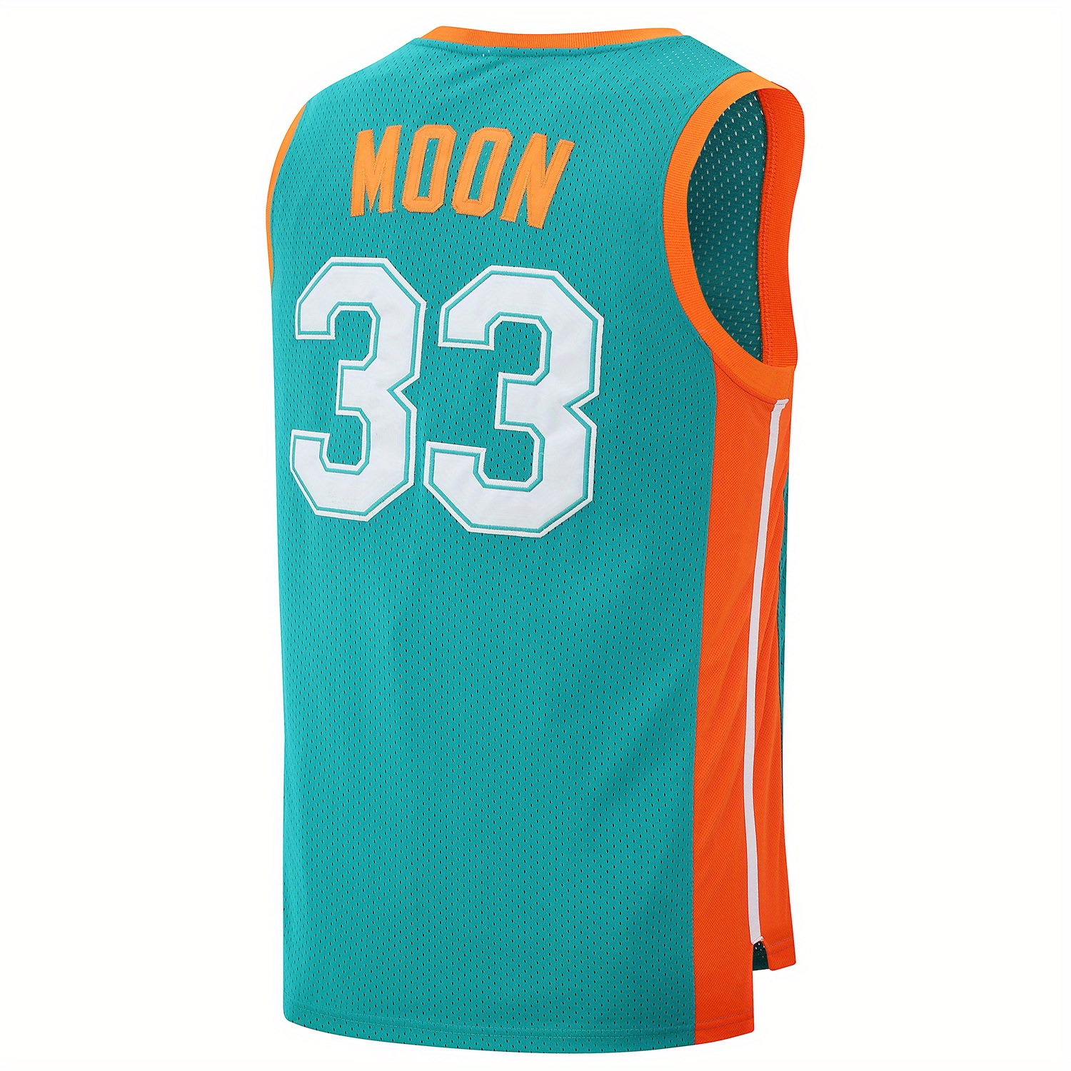 Temu Men's Flint Tropics #33 Basketball Jersey, Mens Vintage Embroidery Breathable Round Neck Sleeveless Uniform Basketball Shirt for Training