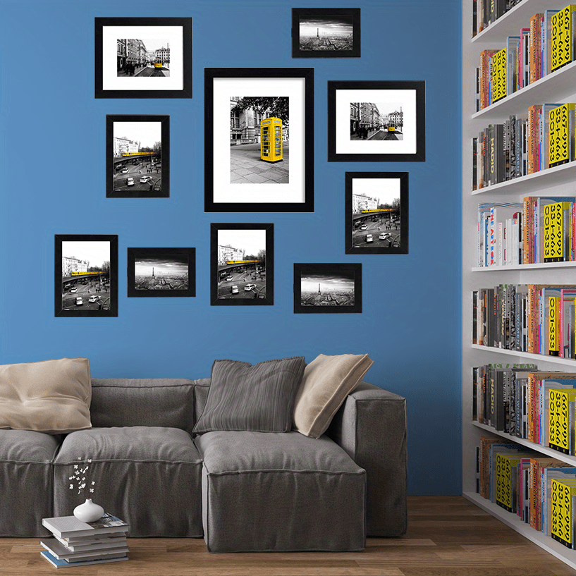1pc Decorative Photo Frame Living Room Bedroom Decoration Black Gallery  Wall Frame 11x14 8x10 5x7 4x6 Inch Photos Add A Touch Elegance Home, Shop  Latest Trends
