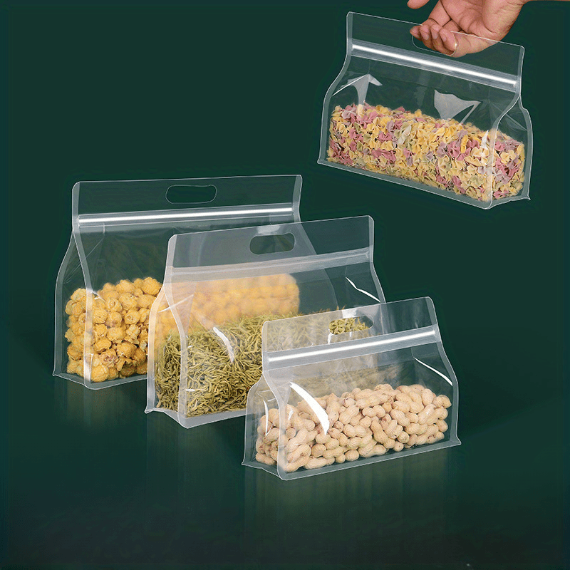 Reusable Food Storage Bags With Handles Ideal For Nuts - Temu