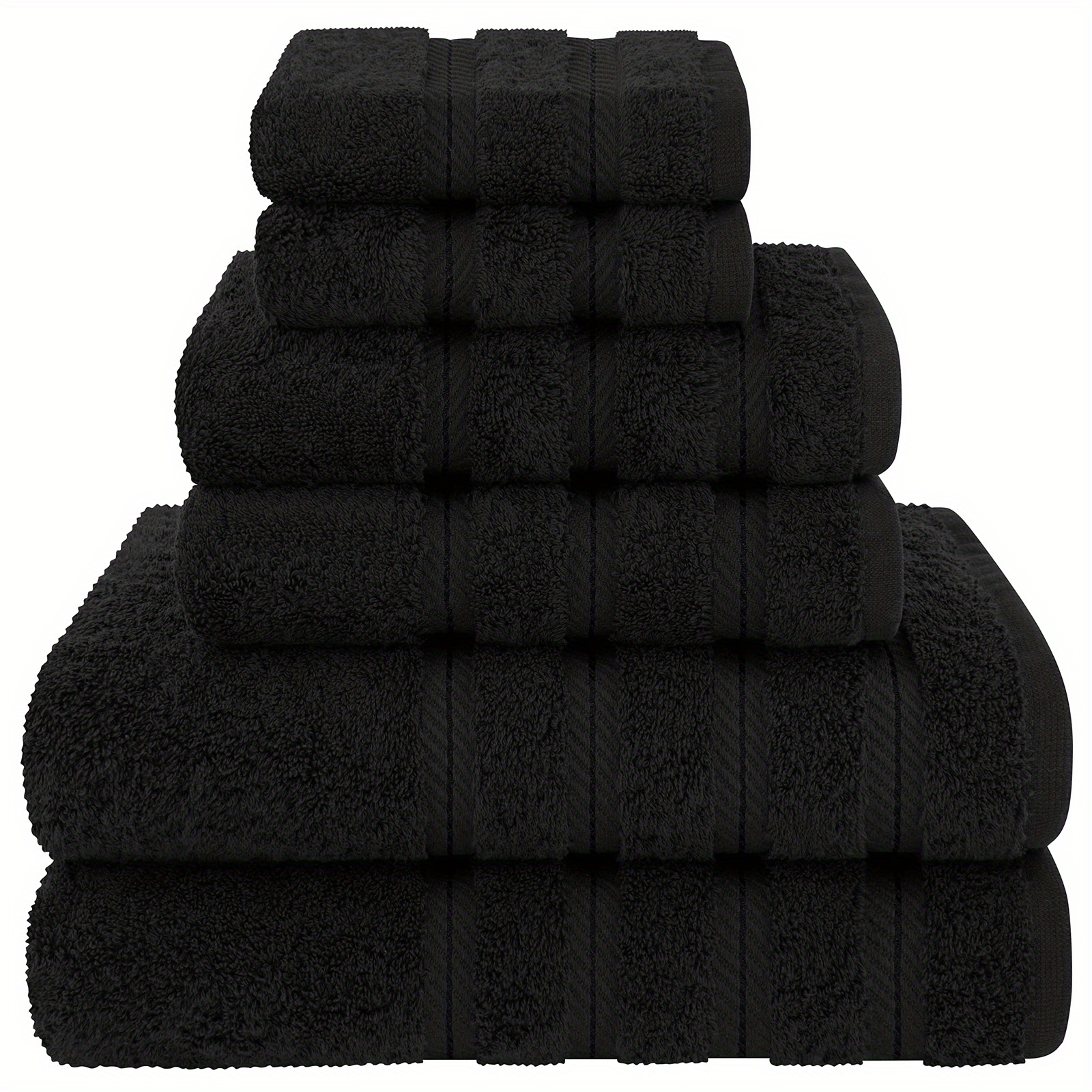 REGAL RUBY, Juego de toallas de 6 piezas, 2 toallas de baño, 2 toallas de  mano y 2 paños de baño, suaves y absorbentes, 100% algodón turco, para