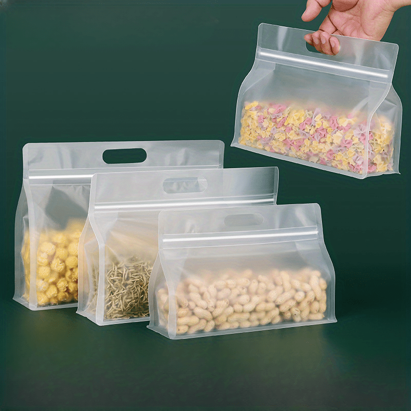 Leakproof Frosted Food Storage Bags Perfect For Organizing - Temu