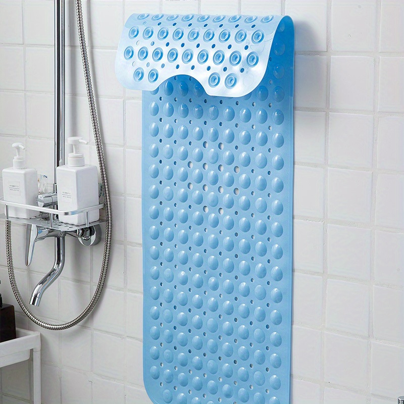 XL Non Slip Bath Tub Shower Mat Suction Cups Washable Drain Holes