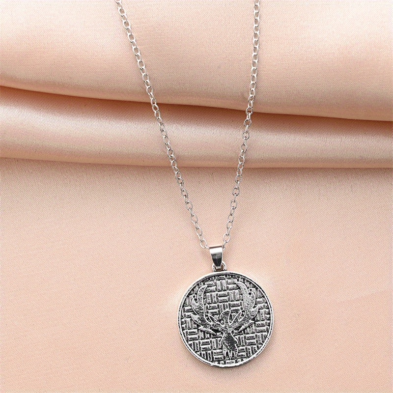 1pc-men-s-fashion-phoenix-round-pendant-necklace-vintage-couple