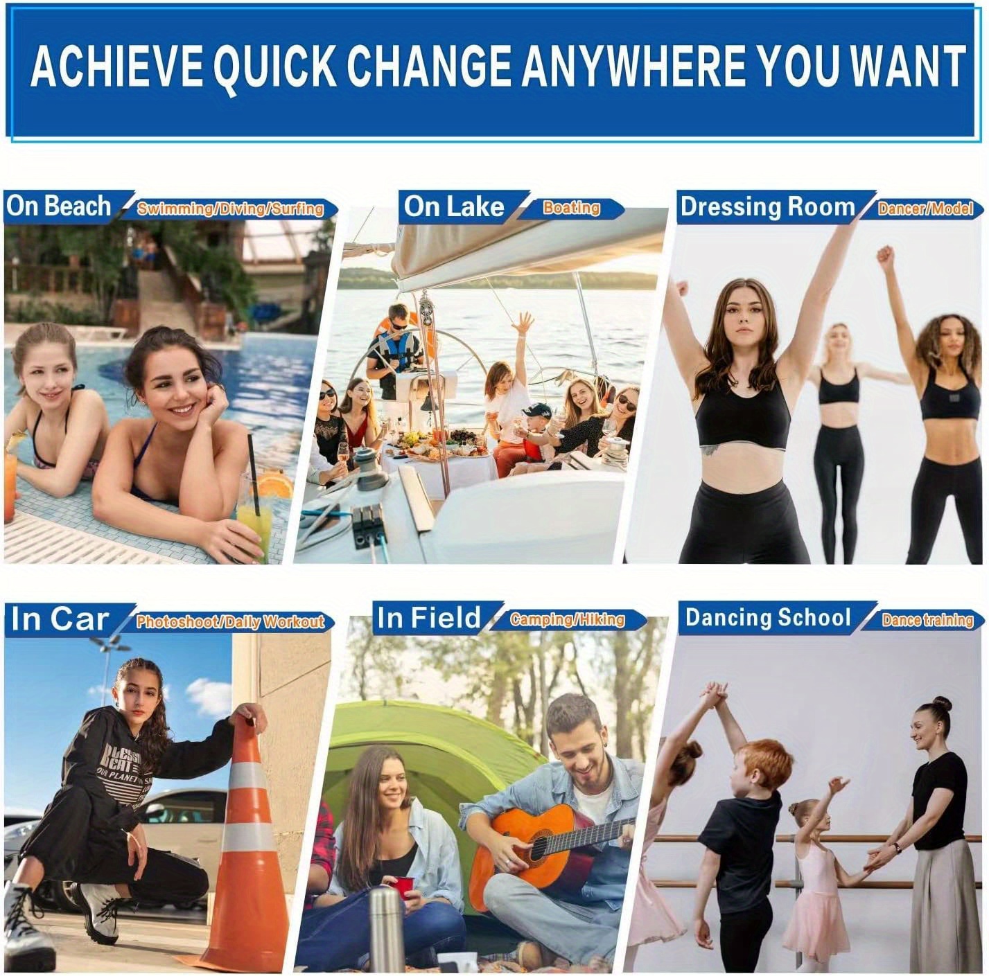 Portable Privacy Tent Change Clothes Anywhere Beach Temu