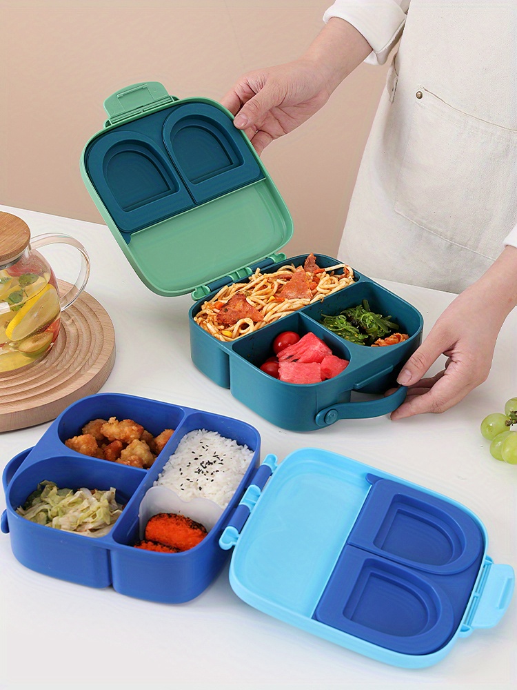 Portable Bunny Bento Box Kids Removable Divider Lunch Box Food Container  Case