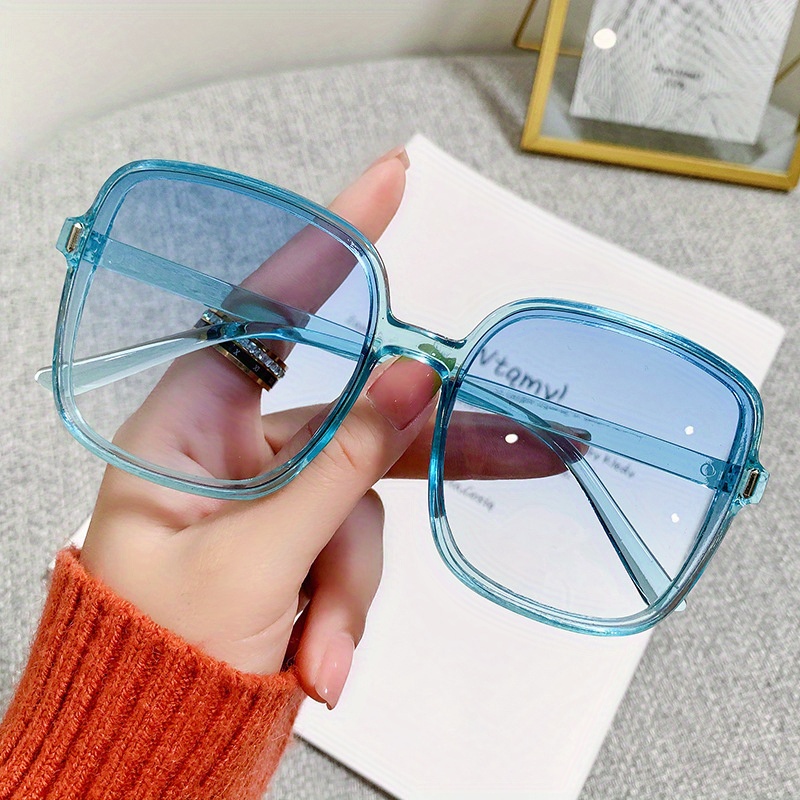 Gafas De Sol Moda Lujo Para Hombre Diseñador Cuadradas Retro Con Espejo  Elegante
