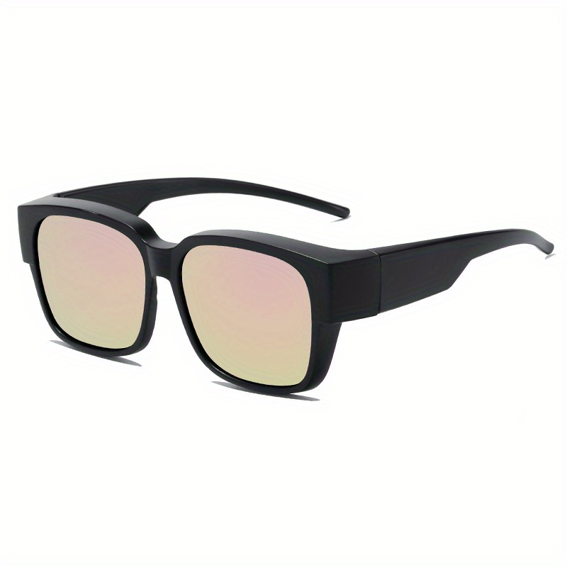 Wrap Around Fit Over Sunglasses For Women Men, Anti-Glare Wear Over Sun Shades For Driving Cycling Fishing