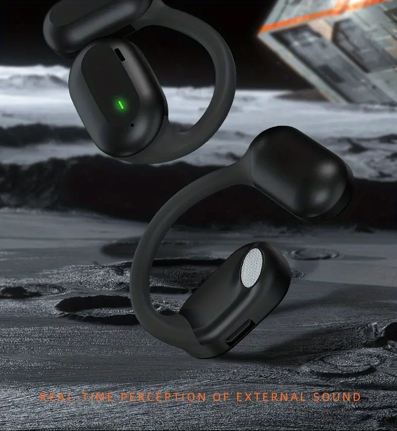 experience high fidelity audio with open sports wireless headphones lightweight comfortable details 1