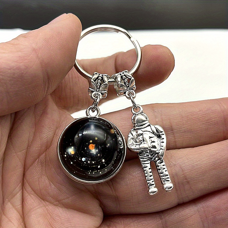 galaxy astronaut keychain