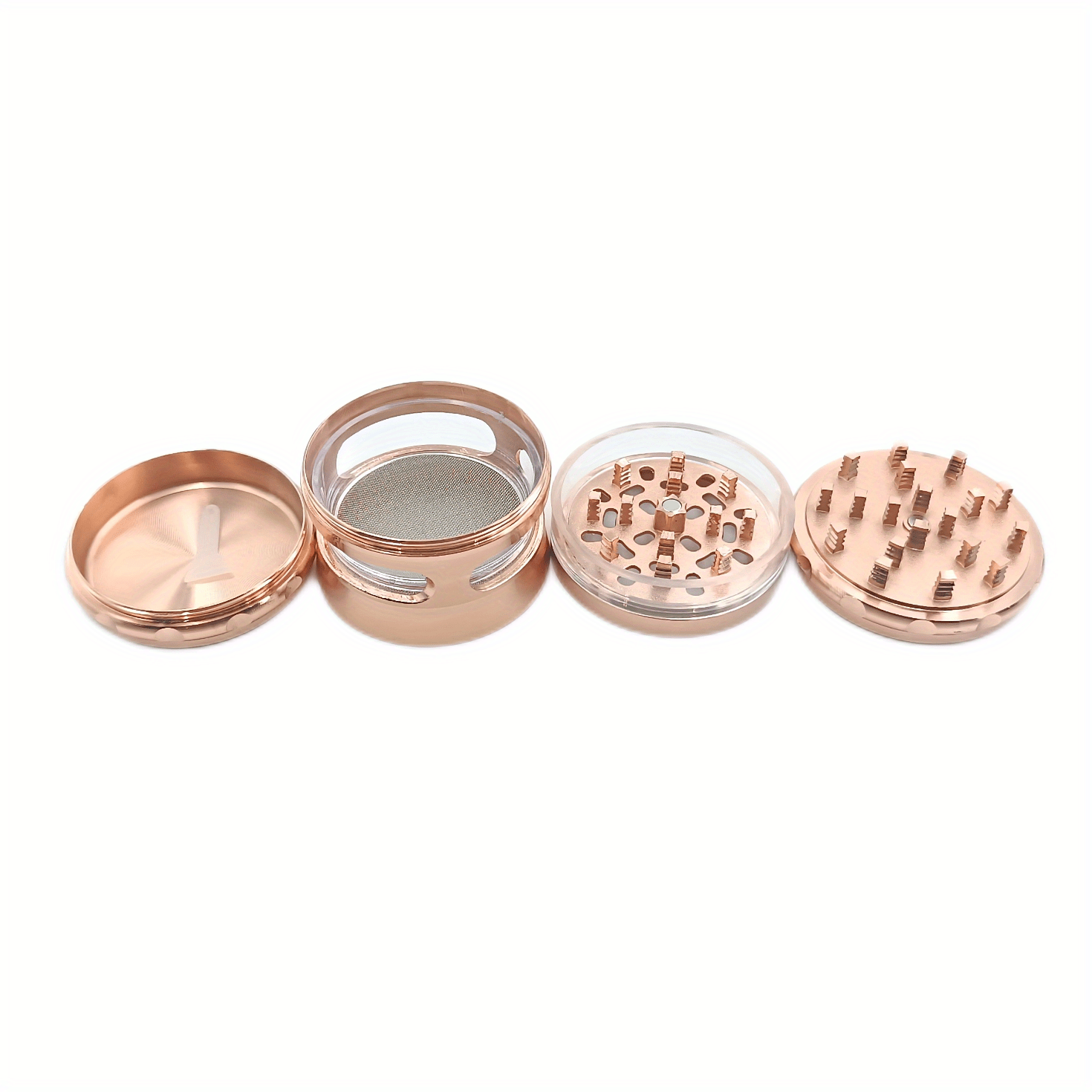 Buy Leafglass 2.25 inch Metal Herb Crusher 4 Piece Spice Herb