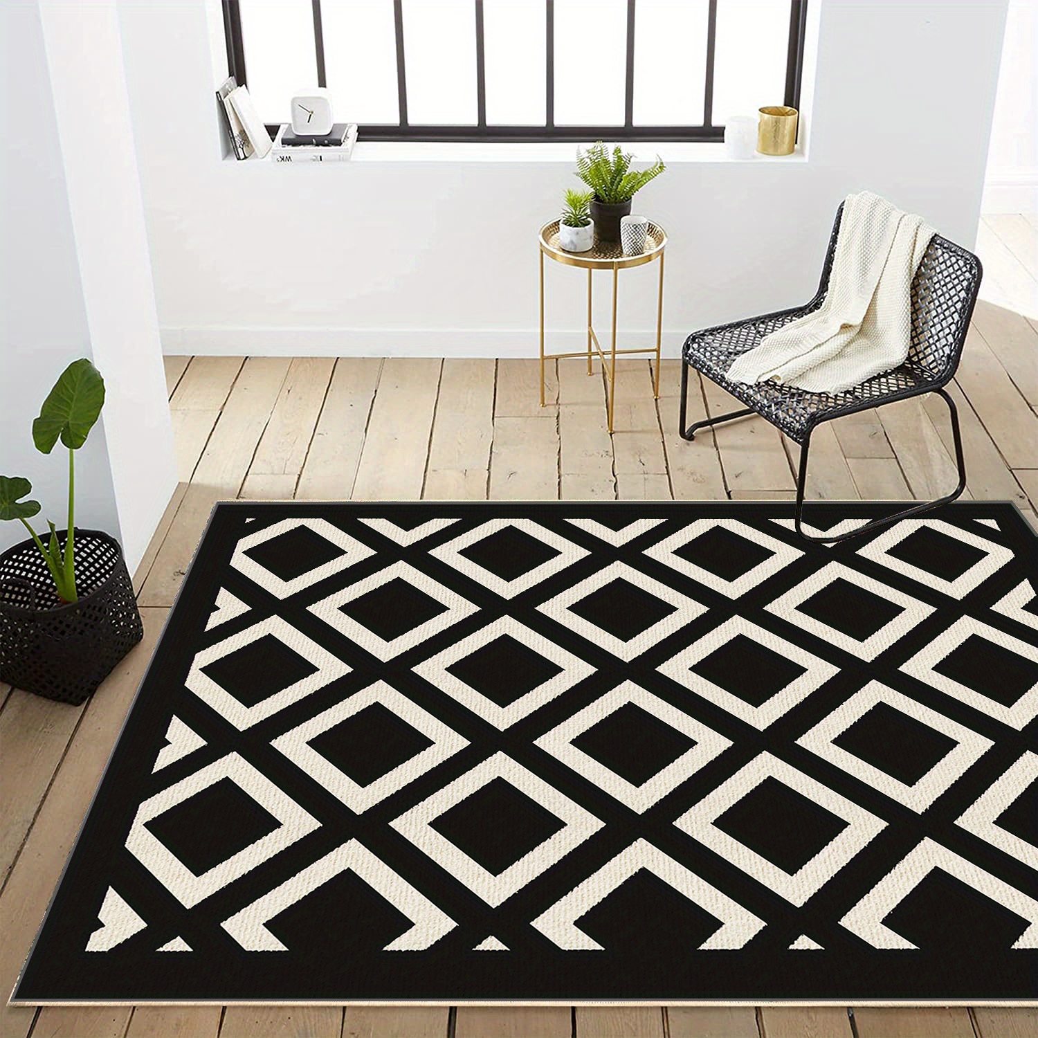 Outdoor Rug Modern Area Rug Large Floor Mat and Rug for Outdoors