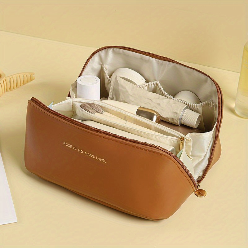 Portable Travel Cosmetic Bag Makeup Brush Storage Bag Womens