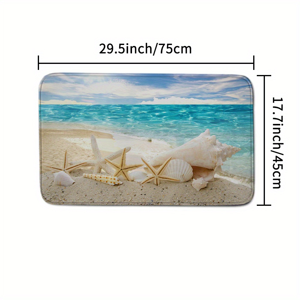 Beautiful Beach Seascape Nonslip Doormat