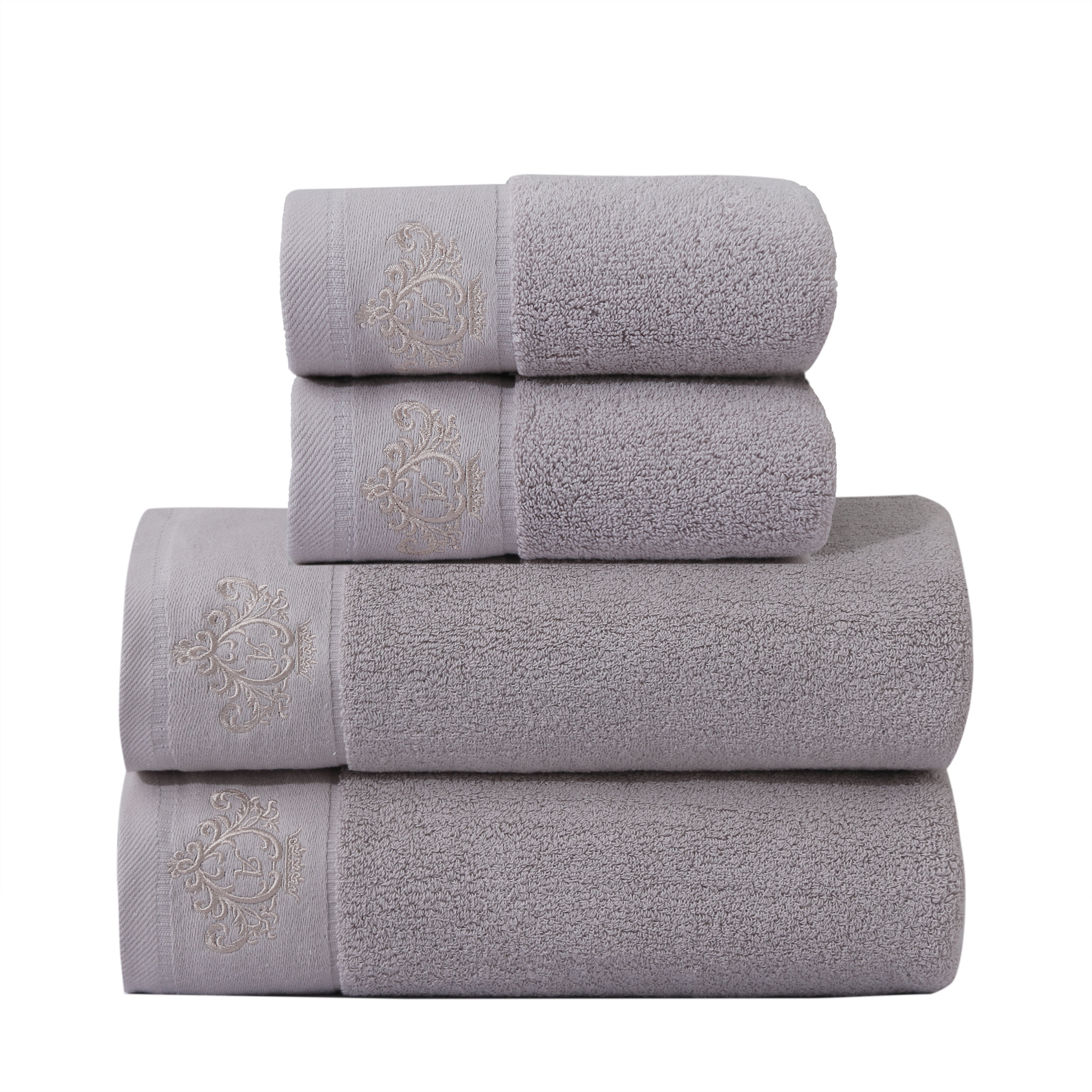 Letter Embroidered Towel Set, Household Cotton Towel, Soft Absorbent Hand Towel  Bath Towel, Bath Linen Sets For Bathroom, 1 Bath Towel & 2 Hand Towel,  Bathroom Supplies - Temu