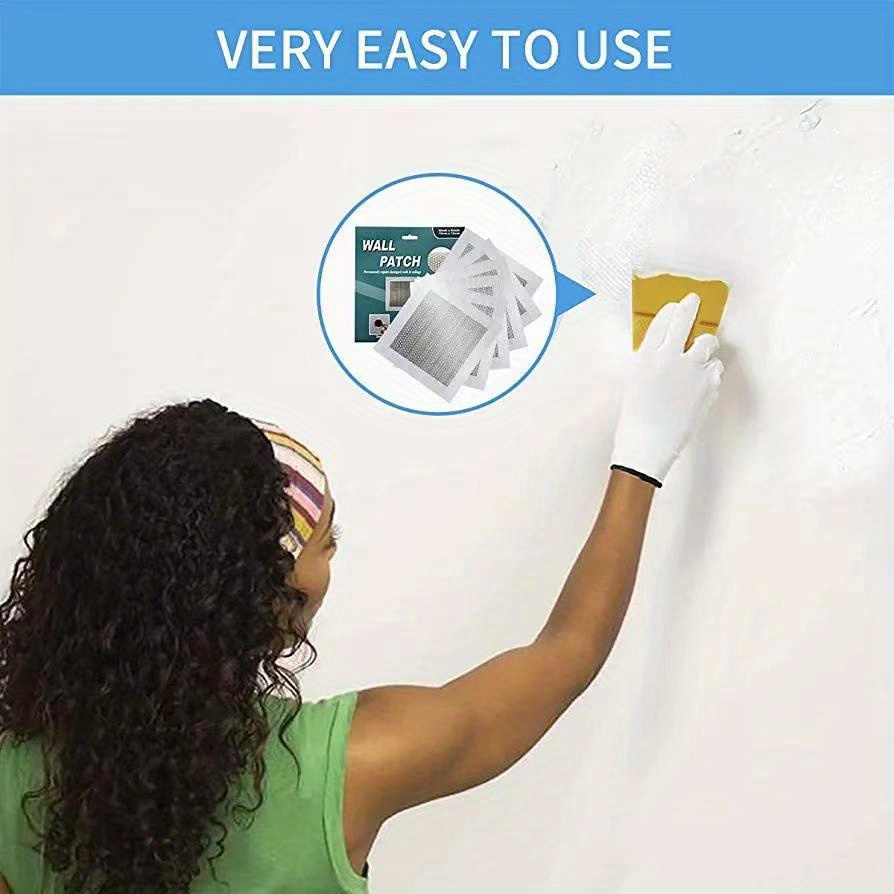 Drywall Repair Patch Aluminum Wall Repair Patch Fiber Mesh Temu