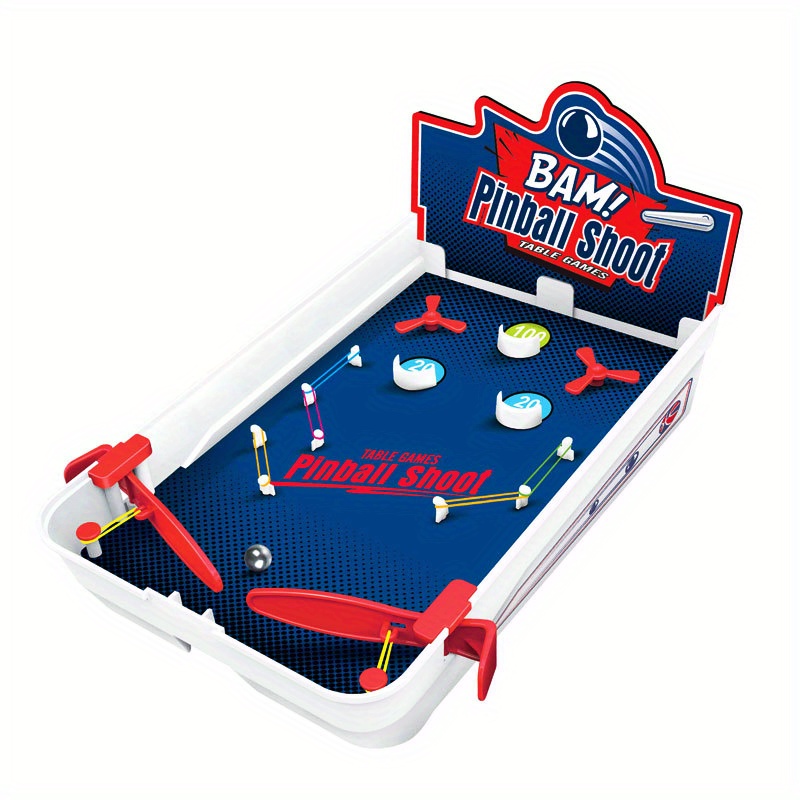 2 In 1 Basketball Pinball Kids Tabletop Board Game Catapult Temu