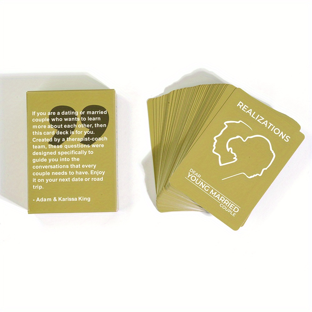 Realizations Card Deck Fun Game Couples 52 Questions See Temu