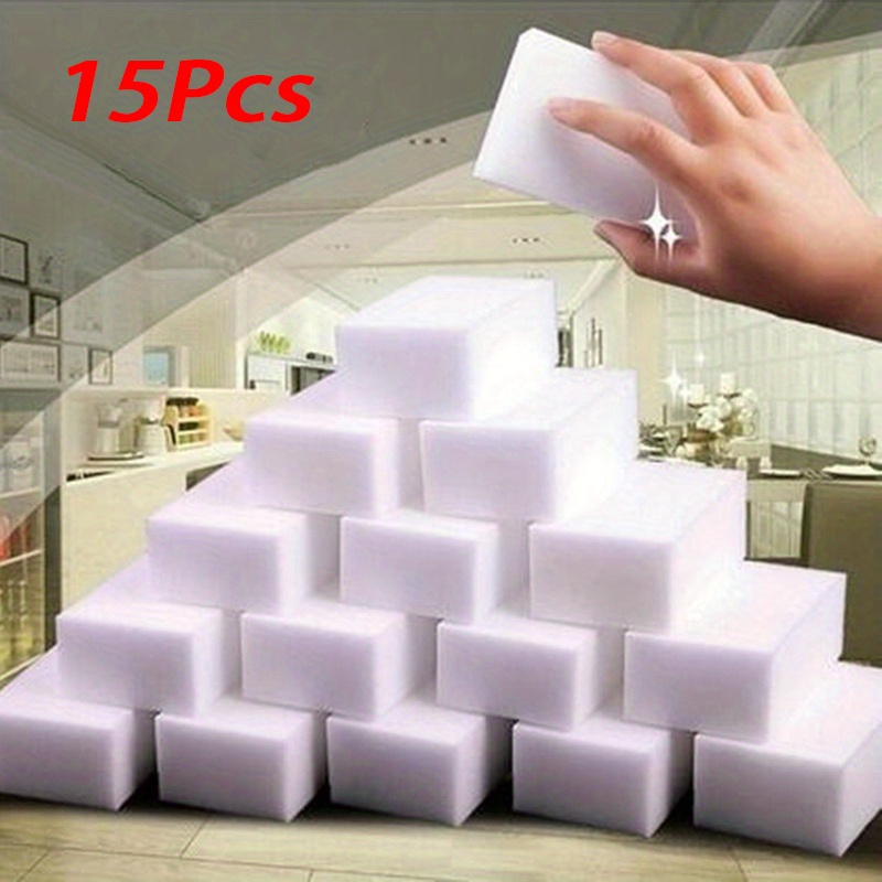 

15pcs Magic Sponge Eraser Clean Melamine Multi-functional Foam Cleaner Cleaning Supplies
