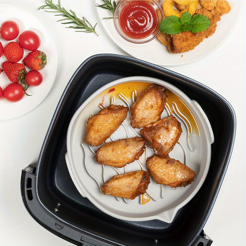 Silicone Air Fryer Liner Rectangle Silicone Air Fryer Liners 7.8