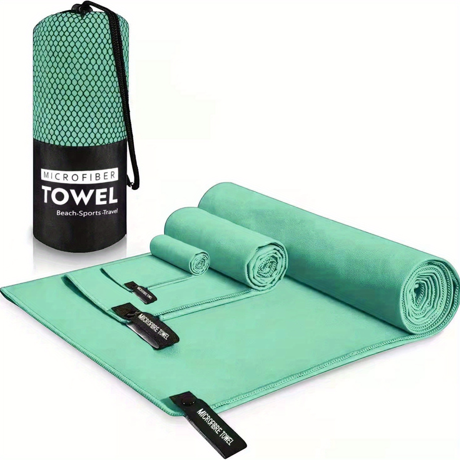 Double Sided Fleece Quick Drying Towel Microfiber Sports Fitness Towel