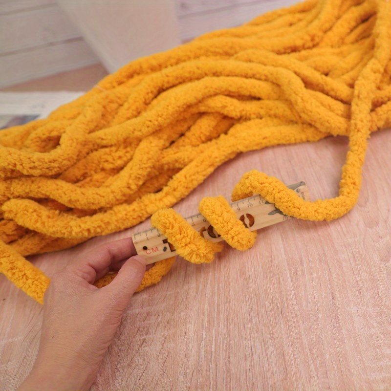 1 pack de fil chenille pour couverture pour tricot de bras au crochet lâche