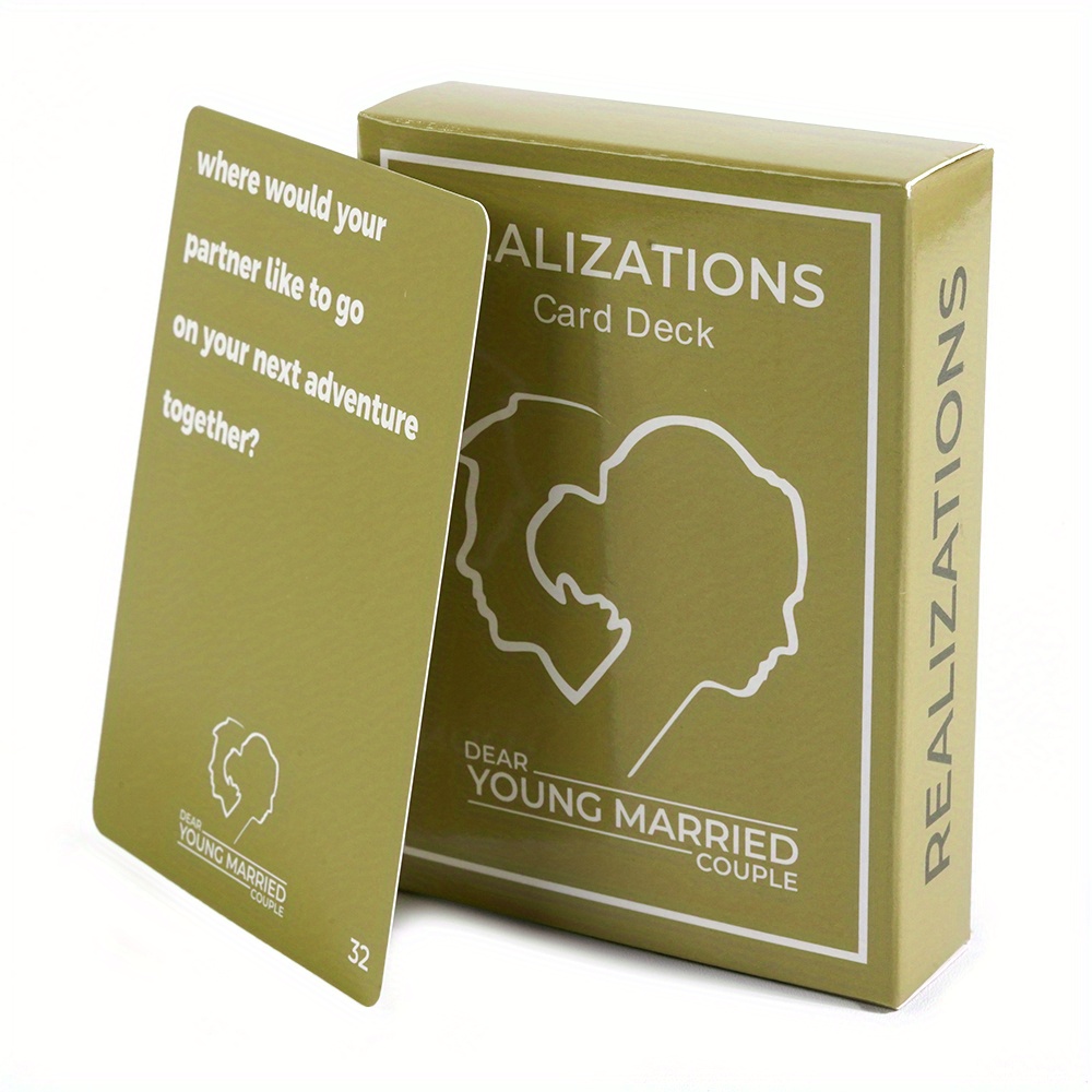 Realizations Card Deck Fun Game Couples 52 Questions See Temu