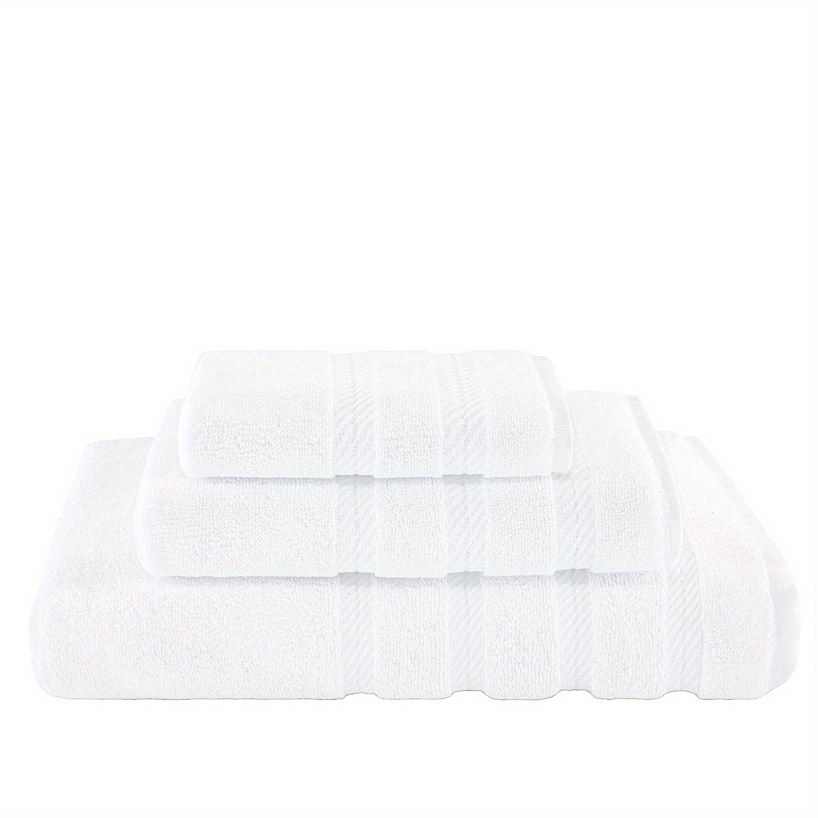 Linteum Textile - Juego de toallas de baño de 6 piezas, incluye 2 toallas  de baño, 2 toallas de mano y 2 toallas pequeñas, 100% algodón, cero  torsión