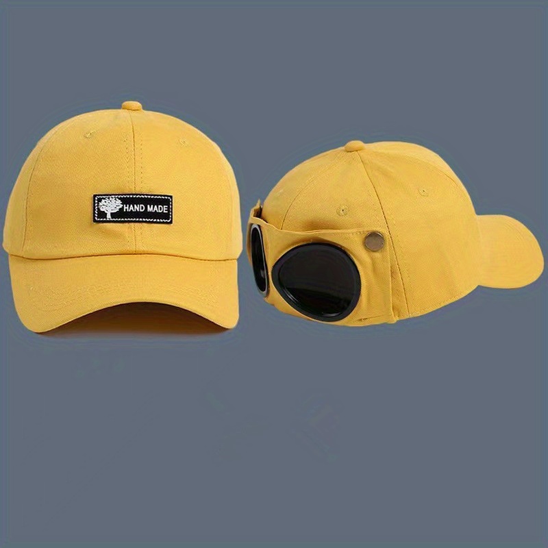 Aviator Hat with Glasses & Peaked Cap