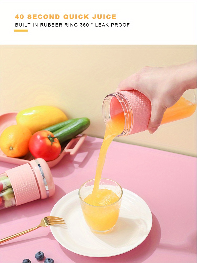 1pc Macchina, 2 Tazze, Frullatore Portatile Per Succhi Di Frutta, Frullati  E Frappè, Frullatore Senza Fili, Mixer Con Ricarica USB Per Alimenti Per  Bambini, Palestra, Casa, Viaggio - Temu Italy