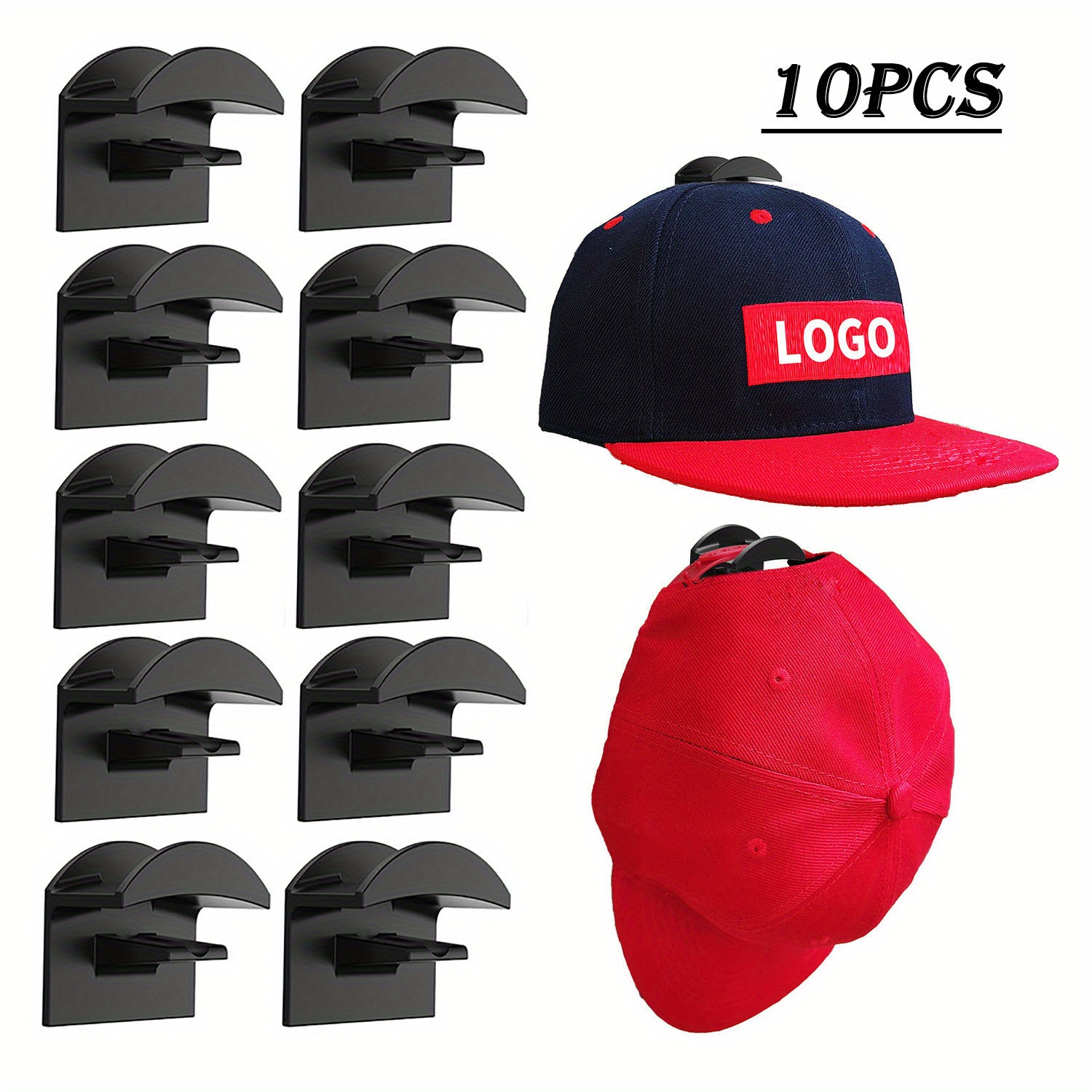 1pc Porta Cappelli Da Baseball, Porta Cappelli Da Parete Autoadesivo, Porta  Cappelli Da Parete, Porta Cappelli Senza Trapano, Appendiabiti Da Parete -  Temu Italy