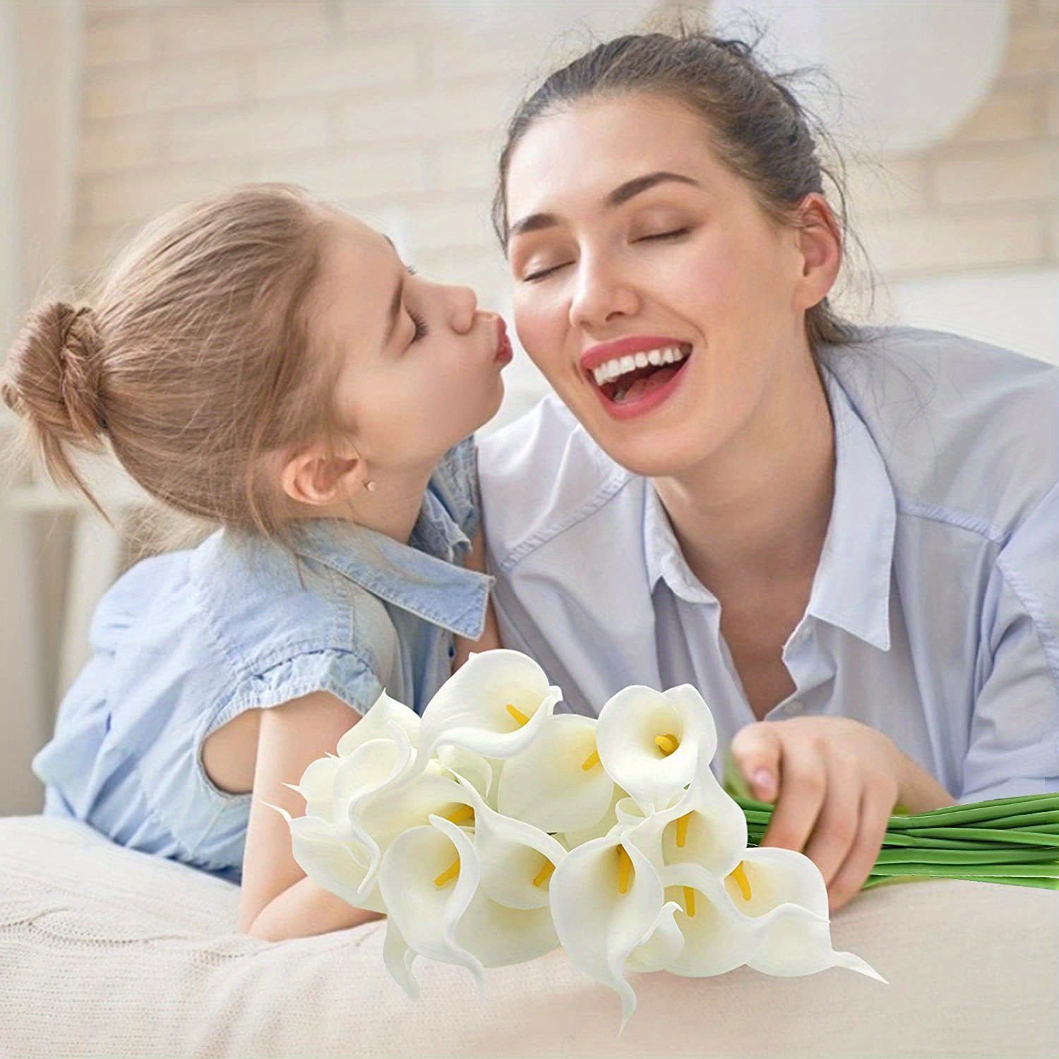 1 5 10 20pcs Artificial Calla Lily Simulation Pure White Silk Flowers