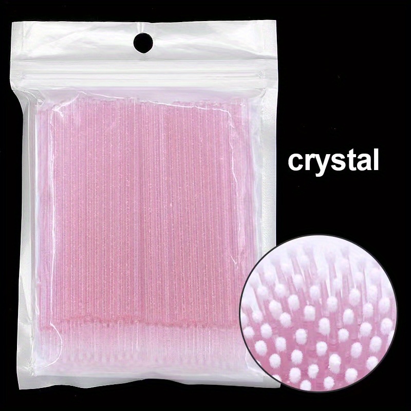 Crystal Micro Brush Micro Swabs Eyelash Extension Micro - Temu