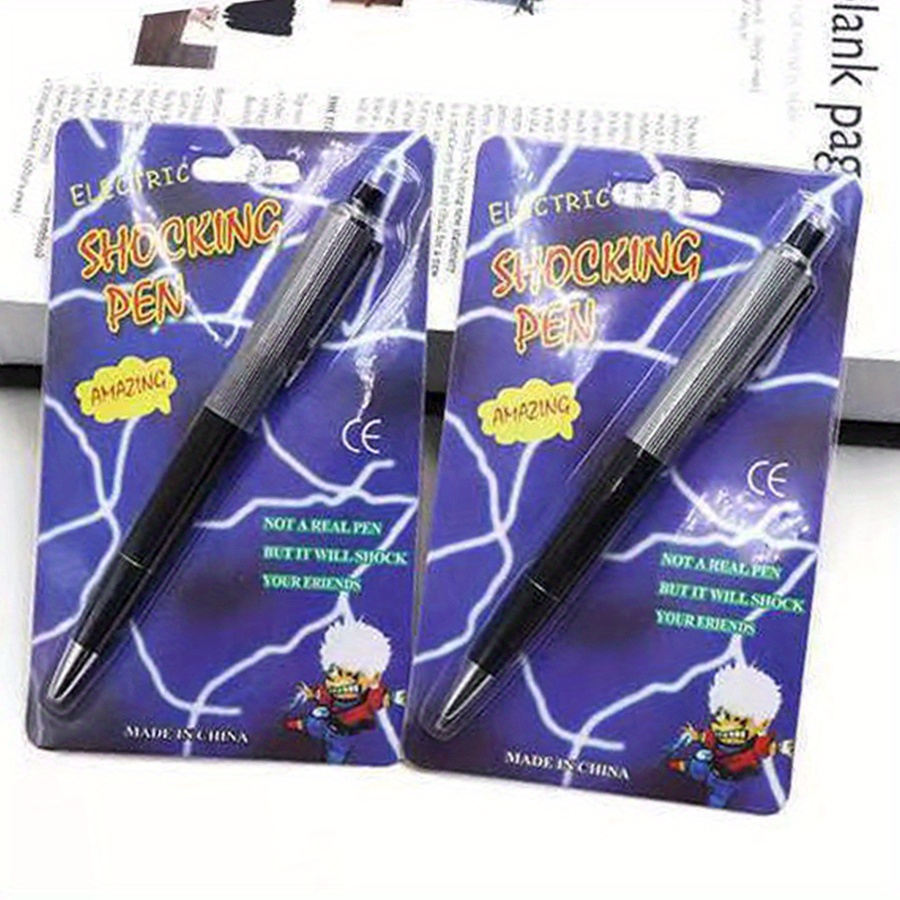 Prank Electric Shock Pencil Trick Funny Novelty Jock Shot - Temu