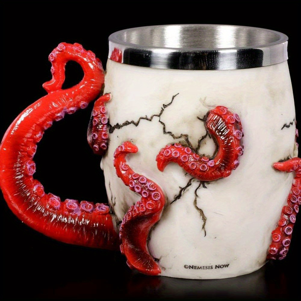 Octopus/Squid Tentacles Custom Engraved Tumbler with straw & lid- 20oz  Stainless Steel Travel Mug, Hot/Cold Drinks - Personalized Gift - TSN  Custom Metal