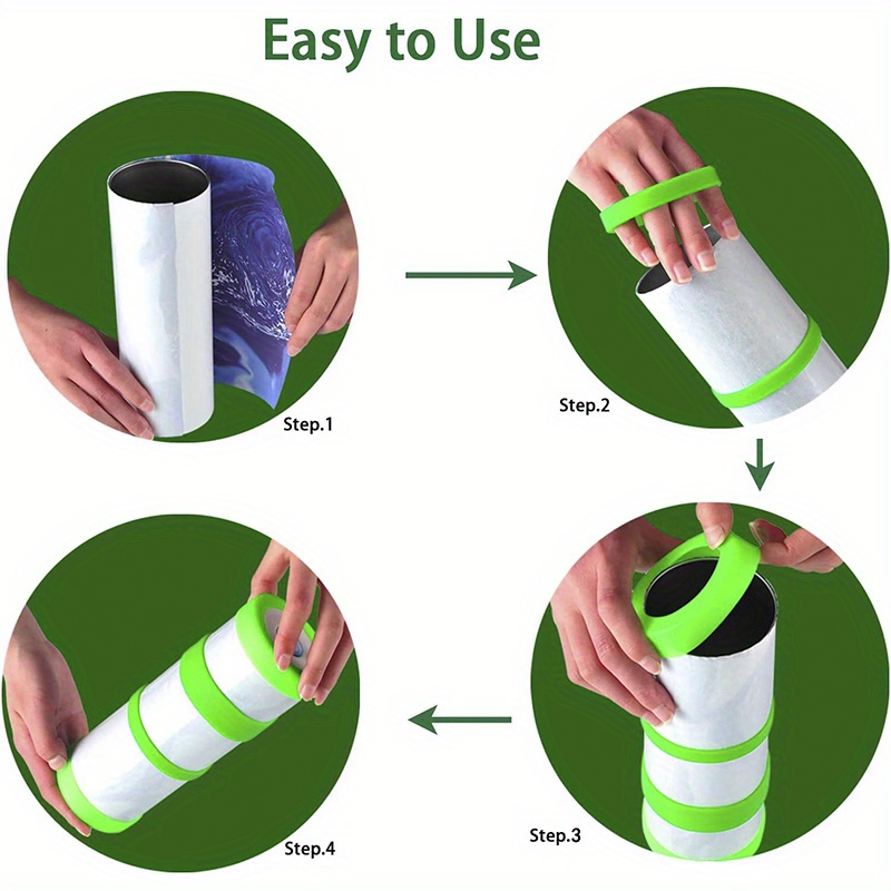 Silicone Bands For Tumblers Thick Rubber Bands For Sublimation Tumbler  Shrink Wrap Heat-Resistant Rubber Holder