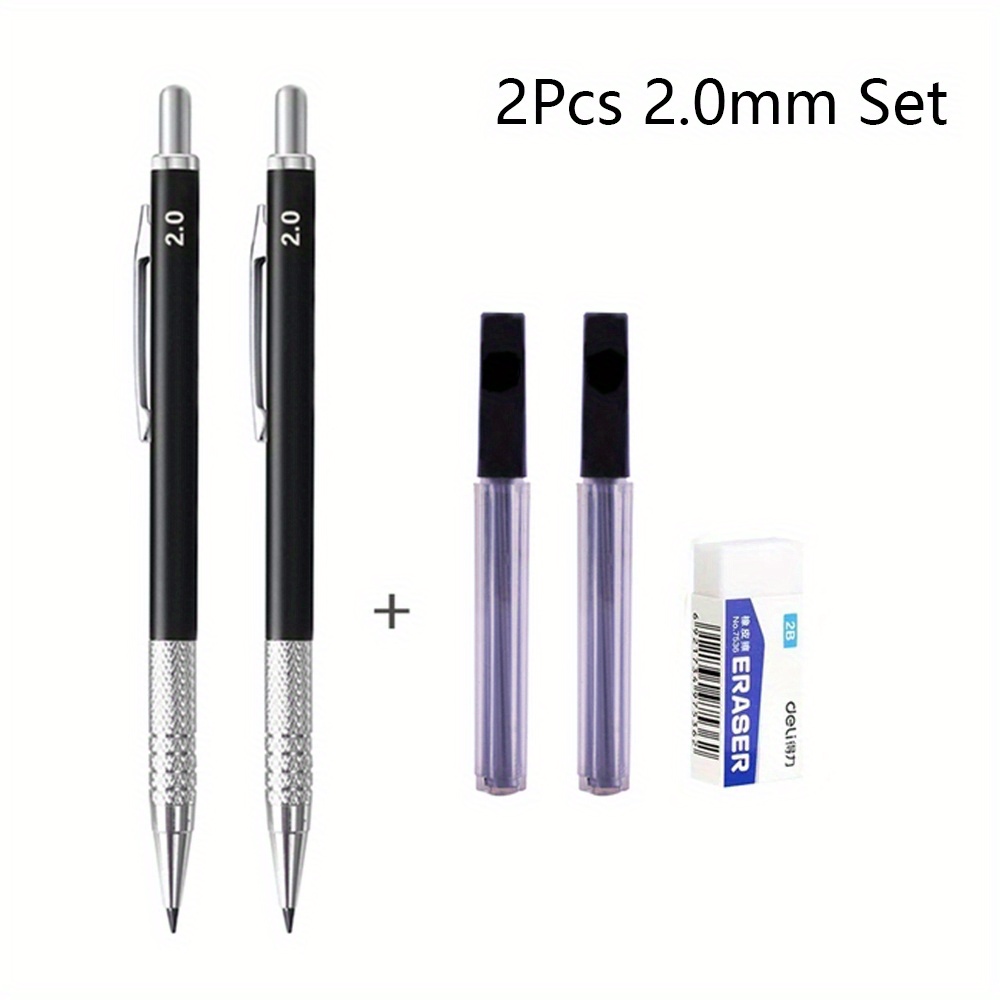 Office Mechanical Pencils Set Hb Lead Holder Drafting - Temu