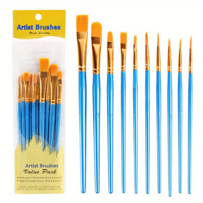 Paint Brushes Set, 20 Pcs Paint Brushes for Acrylic Painting, Oil