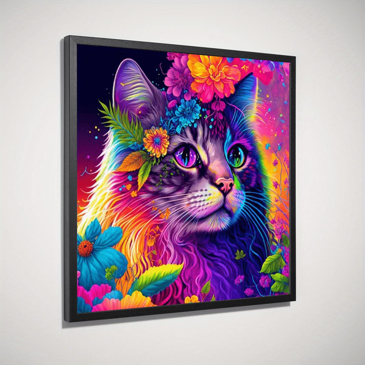 5D DIY My Diamond Art (Rainbow Kitten) Diamond Painting Kit (NEW)