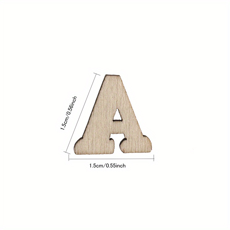 Wooden Letters Alphabet Wooden Letters For Crafts Wood - Temu