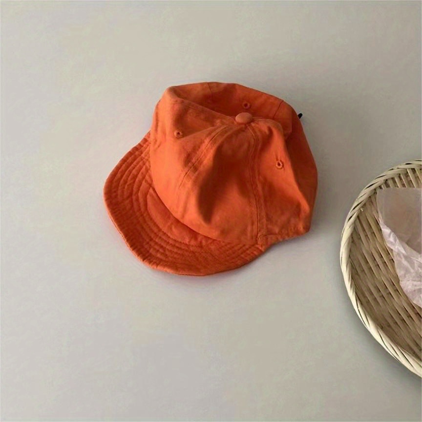 Kids Washed Cap, Casual Soft Brim Cap