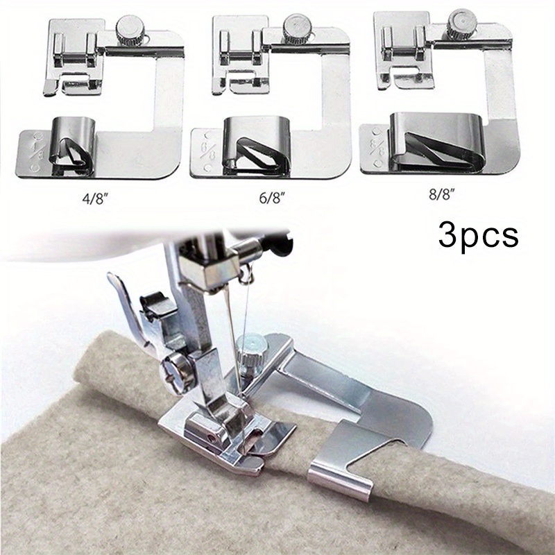 Sewing Machine Presser Foot Set Sewing Hemming Set Including - Temu