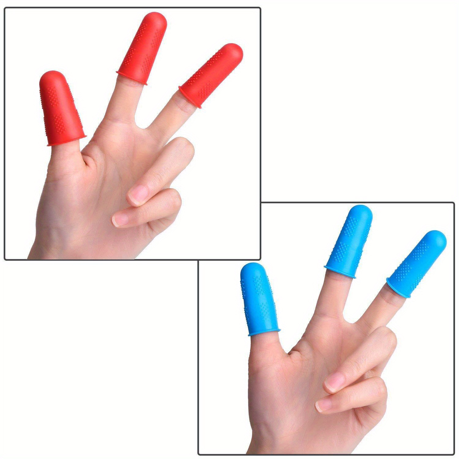 Hot Glue Gun Finger Protectors Silicone Thimble Finger Guard - Temu
