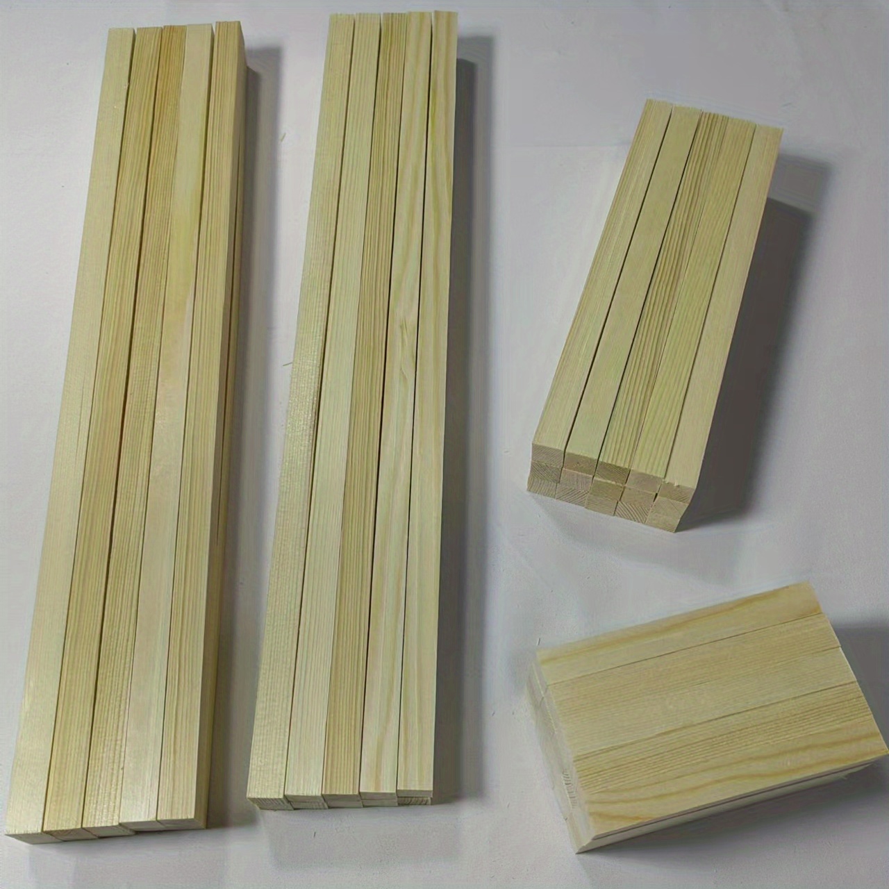Square Wooden Dowels, 1/4 x 36 Inch, Natural Pine, MADE IN T