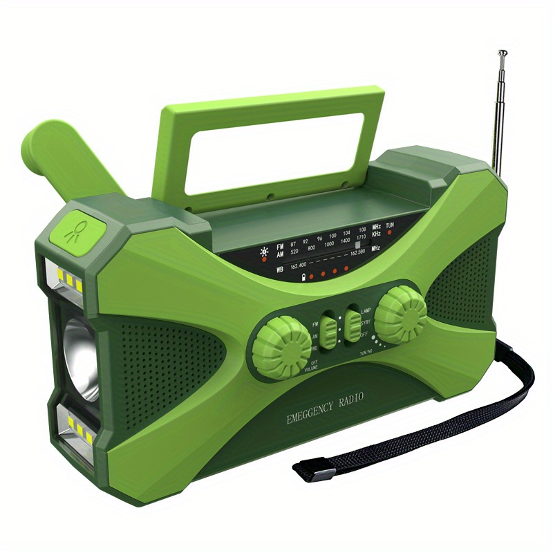 Stay Prepared Protected: Emergency Solar Crank Radio With - Temu