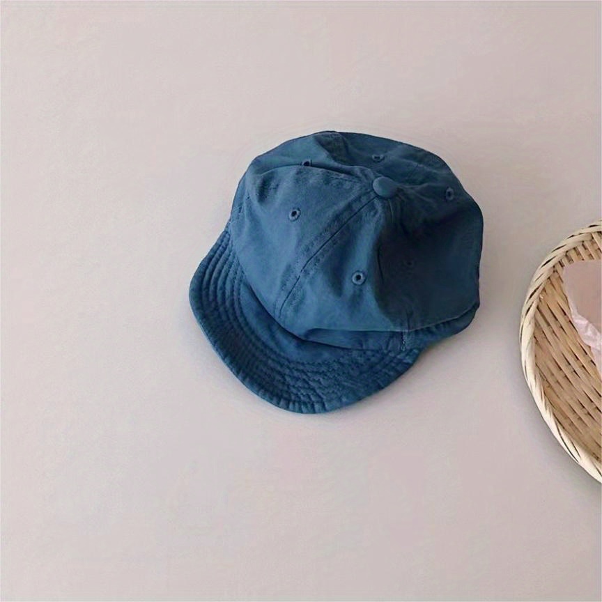 Kids Washed Cap, Casual Soft Brim Cap